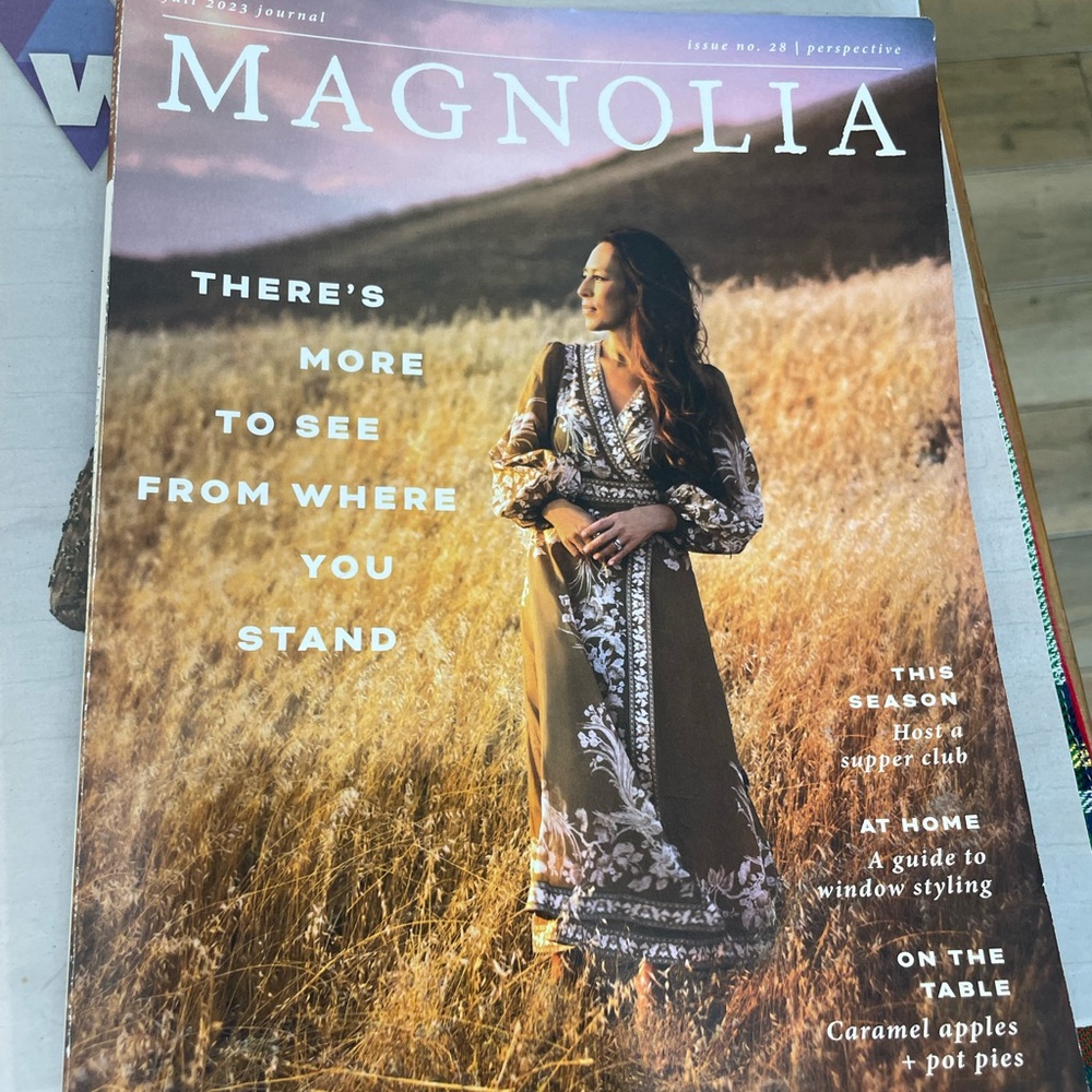 Used magazine for table top